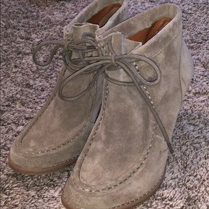 Lucky brand suede booties